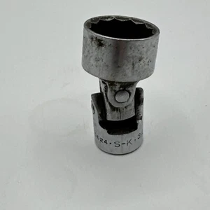 SK Tool USA 40624 3/4" SAE Shallow Universal Socket 3/8" Drive Chrome - Bild 1 von 8