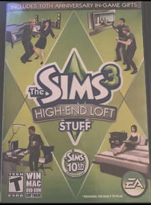 THE SIMS 3 HIGH END LOFT STUFF Game PC MAC DVD-ROM + 10th Expansion Packs CIB - Imagen 1 de 6