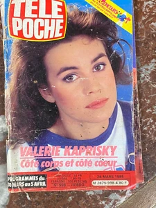 REVUE LIVRE TÉLÉ POCHE 1985 N°998 VALÉRIE KAPRISKY - Picture 1 of 1