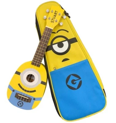 NEW Minions Soprano Ukulele Pineapple w/ Bag Kids Beginner Cute Kawaii Japan - Image 1 of 4