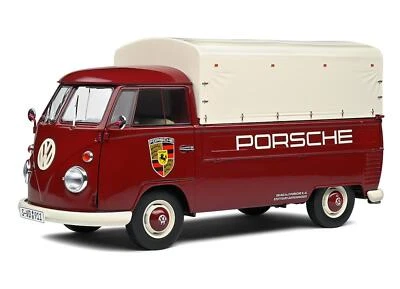Volkswagen VW T1 Pick Up Modellino Auto Porsche 1:18 Solido - Immagine 1 di 4