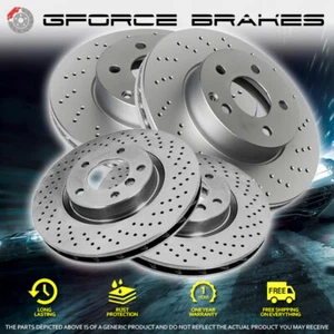 Front and Rear Cross Drilled Rotors for 2000-2003 BMW M5 E39 - Picture 1 of 1