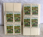 1969 US Postage Stamp Grandma Moses 2 Plate Block Of 4 6c Scott #1370 READ