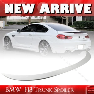 6-Series Paint #300 White Fit For BMW F13 2D Coupe M6 Type Trunk Spoiler 650i - Picture 1 of 5