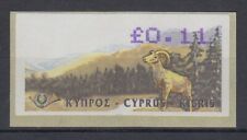 Zypern Amiel-ATM 1999, Mi-Nr. 2,  Auflage B Wert 0,11 ** stark gestaucht !