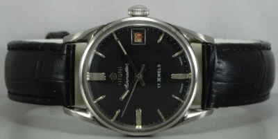 Reloj Pulsera Vintage Titoni Airmaster Titoflex Cuerda Hecho en Suiza d206 Antiguo Usado Foto 1 de 4