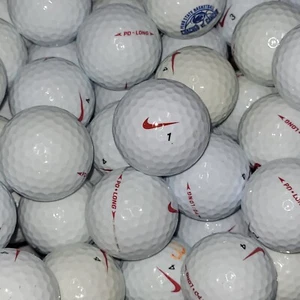 24 Nike PD Long Used Golf Balls - Red Swoosh - 4A Grade AAAA - Picture 1 of 3