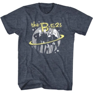 The B52s Planetary Logo Herren T-Shirt New Wave Band 70s Rock n Roll Merch Party - Bild 1 von 3