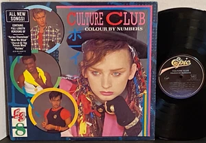 CULTURE CLUB Colour By Numbers 1983 EPIC Pop Rock LP In SHRINK EX+/EX w HYPE - Picture 1 of 2