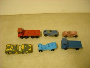 Lot of 5 Vintage Die Cast Cars Tootsie Toy Lesney - Picture 1 of 7