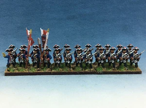 15mm Seven Years War WGS painted Brunswick Behr Infantry BW5 - Picture 1 of 12