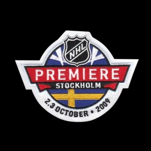 NHL Premiere Stockholm Patch Detroit Red Wings St.louis Blues 2009/2010 Sweden - Picture 1 of 1