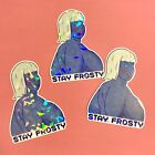 Stay Frosty 4” Vinyl Sticker Bbw Plus Size Woman Full Figured Fat Romance
