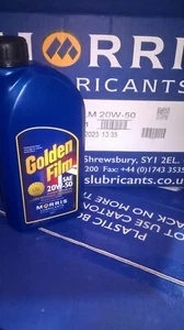 Morris Lubricants Golden Film SAE 20W50 Classic Motor Oil, 1lt - Picture 1 of 1