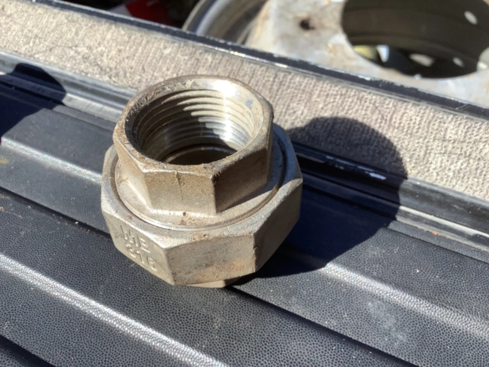 1" 150 Threaded (NPT) Hex Union 316  Stainless Steel, Pipe Fitting SS fitting - Image 1 of 1