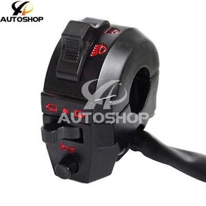 7/8" Aluminum Left Motorcycle Handlebar Switch For Blinker Turn Signal Horn Beam - Foto 1 di 5