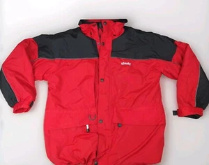 Xfinity Red And Black 3 In One Tri-mountain Winter Jacket Zip Out Fleece Medium - Picture 1 of 17