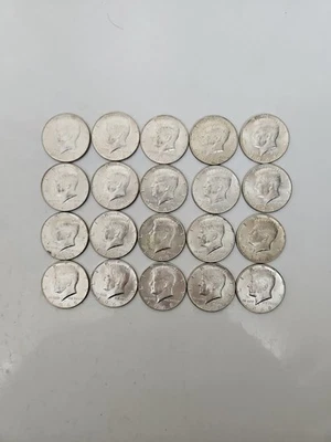 Medio dólar Kennedy Denver 1968 como nuevo limpio 1 rollo. lote de (20) monedas 40% plata Foto 1 de 4