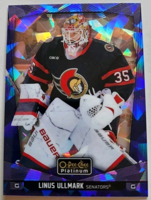 Linus Ullmark 2024-25 O-Pee-Chee Platinum Blue Fragments 020/125 #62 Senators - Image 1 of 2