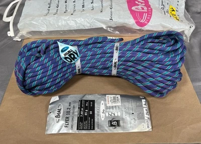 Beal Flyer Single Rope 10.2 mm 50 Meter New Sealed Climbing Rope France 2002 - Image 1 of 4
