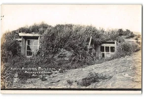 RPPC Native Residence Nushagak Alaska Bering Sea Eskimo Indian 1910s Photo - Picture 1 of 2