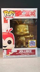 Funko Pop! Jollibee (Dorado Metálico) LE 1000 Funko Funatic Filipinas Exclusivo - Imagen 1 de 8