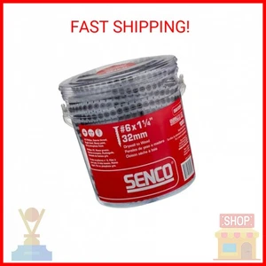 Senco 06A125P DuraSpin Nummer 6 x 1-1/4 Zoll Trockenbau zu Holz sortierte Schraube (1, - Bild 1 von 2