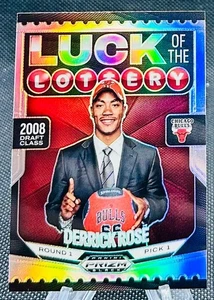 2024-25 Panini Prizm Luck of the Lottery Silver Prizm Derrick Rose Chicago Bulls - Bild 1 von 2