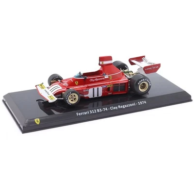 1:24 Ferrari 312 B3-74 Clay Regazzoni 1974 F1 Ixo Hachette Diecast - Image 1 of 2