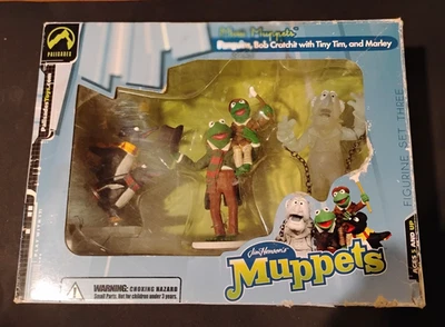 Palisades Mini Muppets Figures Bob Cratchit w/ Tiny Tim, Marley, Penguins NOS* - Image 1 of 4