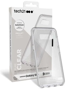Tech21 Pure Clear Case Housse Transparente pour Samsung Galaxy S8 Plus, S8 + - Photo 1 sur 8