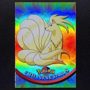 topps Pokemon TV Animation Series 1 Rainbow Holo Foil #38 Ninetails Ninetales - Picture 1 of 2