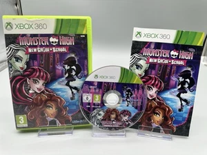 Monster High New Ghoul In School Microsoft Xbox 360 Game Manual Tested - Picture 1 of 13