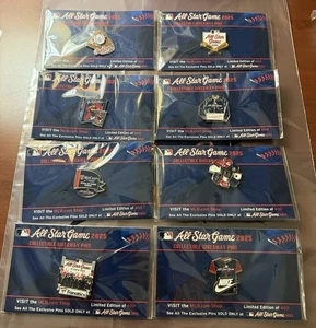 2025 MLB All Star Game Pin ASG All Star Village Exclusive Set Of 8 👍⭐️ - Picture 1 of 2