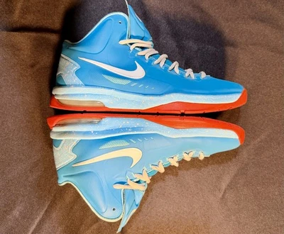 Nike KD Talla 6.5Y Zapatos Juveniles Azul Blanco Y Naranja 555641-402 Foto 1 de 4