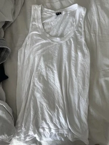 Monrow kleines weißes Damen-Tanktop neu ohne Etikett - Bild 1 von 4
