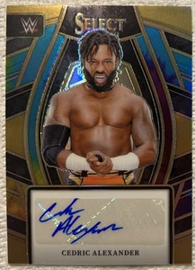 Cedric Alexander Prizm Auto Tie Dye /25 Panini WWE 2024 Select  - Bild 1 von 1