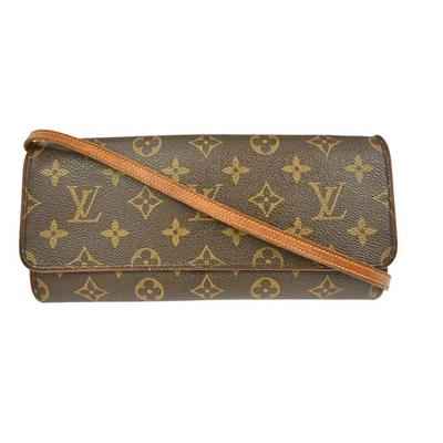 LOUIS VUITTON POCHETTE TWIN GM CROSSBODY BAG MONOGRAM M51852 FL0021 YQ02633 - Image 1 of 4