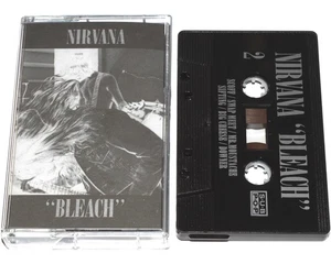 Nirvana - Bleach (Black Cassette Tape, Sub Pop SP 34) Grunge Alternative TESTED - Picture 1 of 4