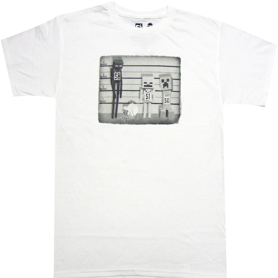 Minecraft Lineup Enderman, Zombie, Creeper Youth T-shirt - Sandbox Video Game T - Image 1 of 1
