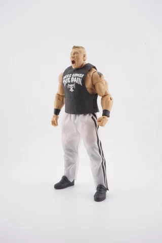 WWE Brock Lesnar Wrestlemania 32 Elite Series Figure Mattel CUSTOM Cover