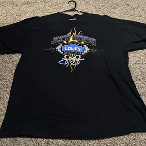 Jimmie Johnson #48 Team Lowes NASCAR Racing 2-Sided Graphics T-shirt Men’s XXL - Picture 1 of 5