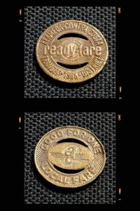 1968 Contra Costa Alameda County CA Transit Token - Picture 1 of 3