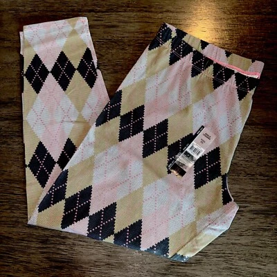 No Boundaries NOBO Juniors Argyle Crest Gris Jaspeado Tiro Alto Tobillo Leggings 3X Foto 1 de 3