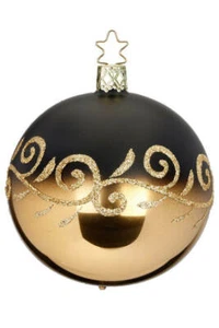 Bola de vidrio Inge borde perfecto ámbar oro 20724T008 alemana NUEVA con caja de regalo gratuita - Imagen 1 de 2