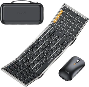 Foldable Keyboard and Mouse, ProtoArc XKM01 Full-Size Bluetooth Keyboard - Picture 1 of 3