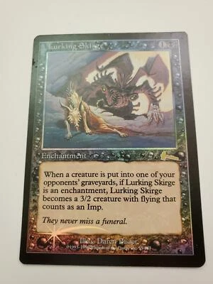 LURKING SKIRGE-FOIL URZA'S LEGACY EDITION MAGIC THE GATHERING CARD. - Image 1 of 2