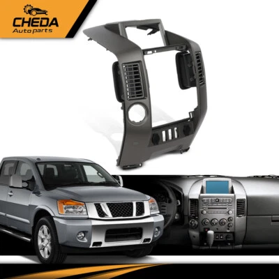 Ajuste para Nissan Titan Armada Pathfinder tablero consola central panel tapa sin altavoz Foto 1 de 4