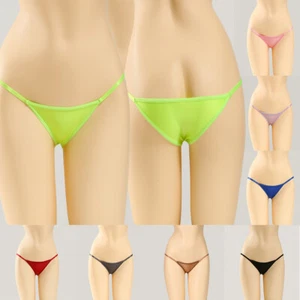 Womens Sexy-Thong Mini-G-String Underwear Panties Micro Lingerie Briefs US - Picture 1 of 34