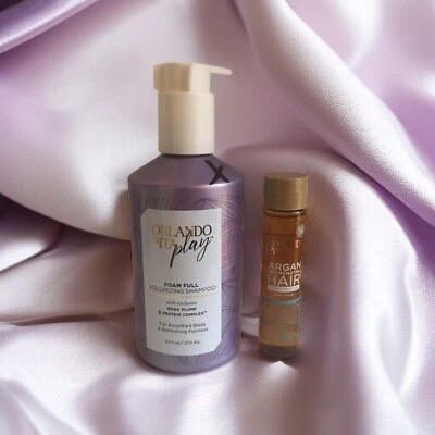 Orlando Pita Argan Rejuvenating Hair Treatment Oil with Moroccan Argan + Shampoo - Image 1 of 4